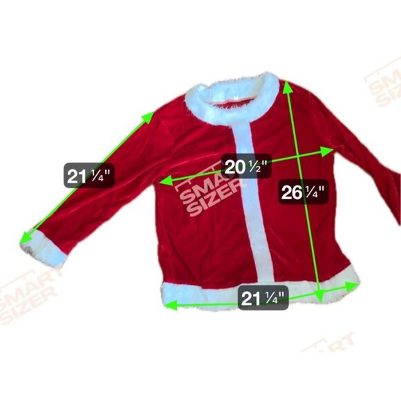 Scary Art Clown Santa Haloween Costume Cosplay Outfit Mask Accessories Size Med - Picture 12 of 14